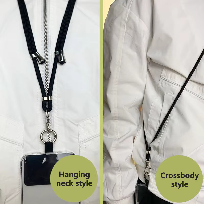 DYM Crossbody Lanyard Universal Handy-Halskette mit Clip und Anti-Verlust-Funktion in Blau oder Grün - Bild 3