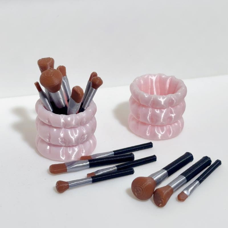 Yiran toy 1 Puppenzubehör Miniatur Make-up Pinsel Stifthalter 1-teiliges Set - Bild 2