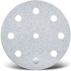 Menzer Klett-Schleifscheiben Ø 125 mm K80 9-Loch Grau VE 50 Stück - Bild 1