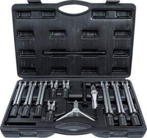 BGS Do it yourself Innen- und Außen-Abzieher-Satz 12-teilig, 2- und 3-armig, grau, 35 - 135 mm - Bild 1