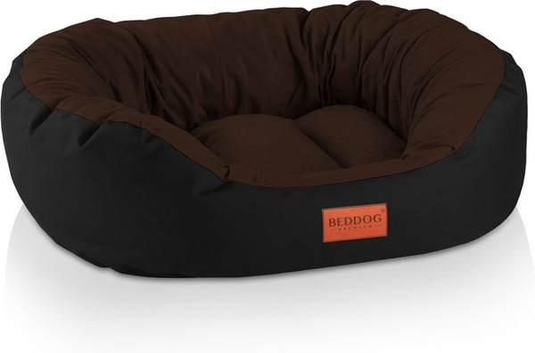 BedDog Ovales Hundebett für große Hunde als Hundekissen und Hundekorb