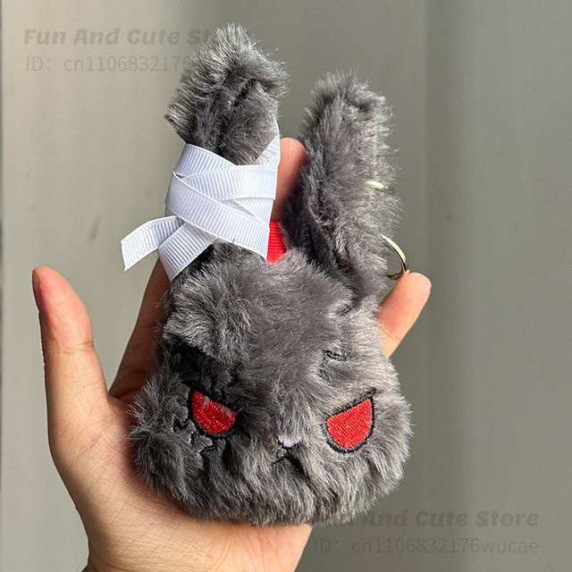 Schlüsselanhänger Gotischer Hase, Kaninchen, Unisex - Bild 1
