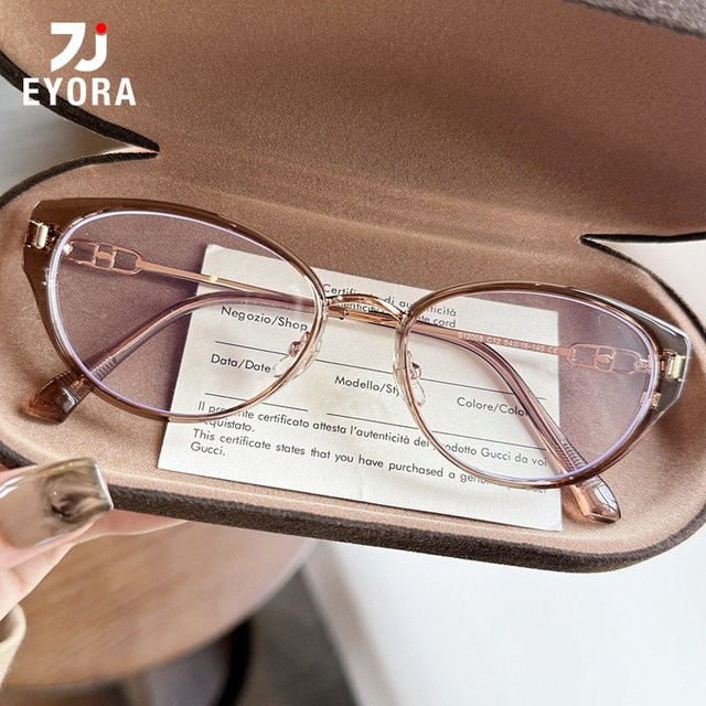 EYORA Lesebrille Cat Eye, Vollrand, Damen - Bild 1