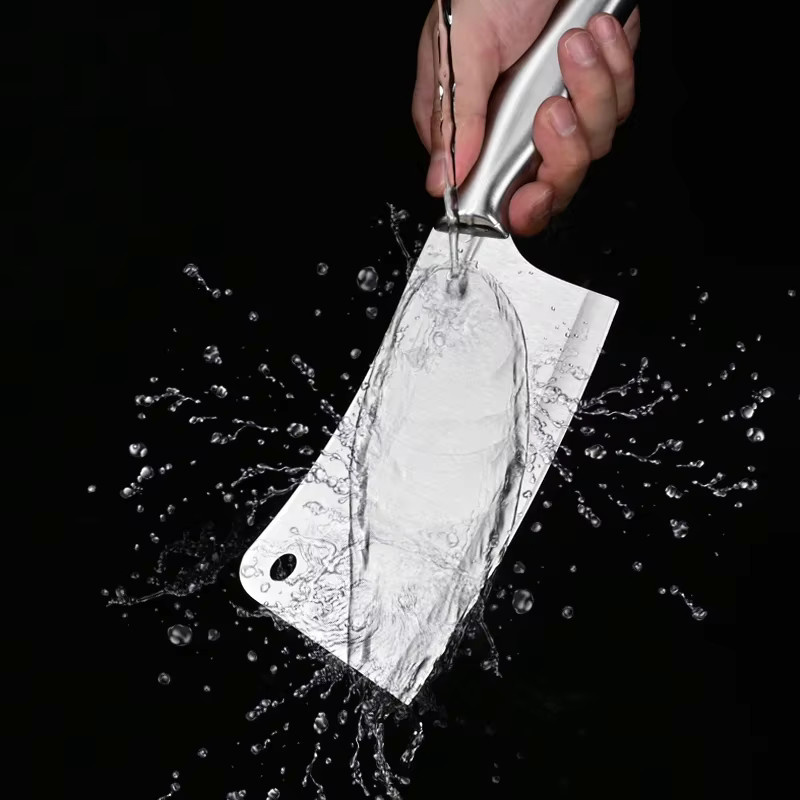 PLYS Hackmesser aus Edelstahl in Silber für Fleisch und Gemüse - Bild 5