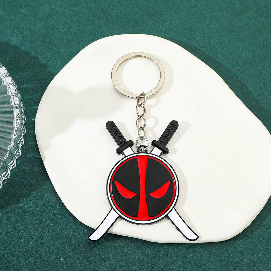 Bandai Deadpool Maske Schlüsselanhänger, Metall, Emaille, Unisex - Bild 3