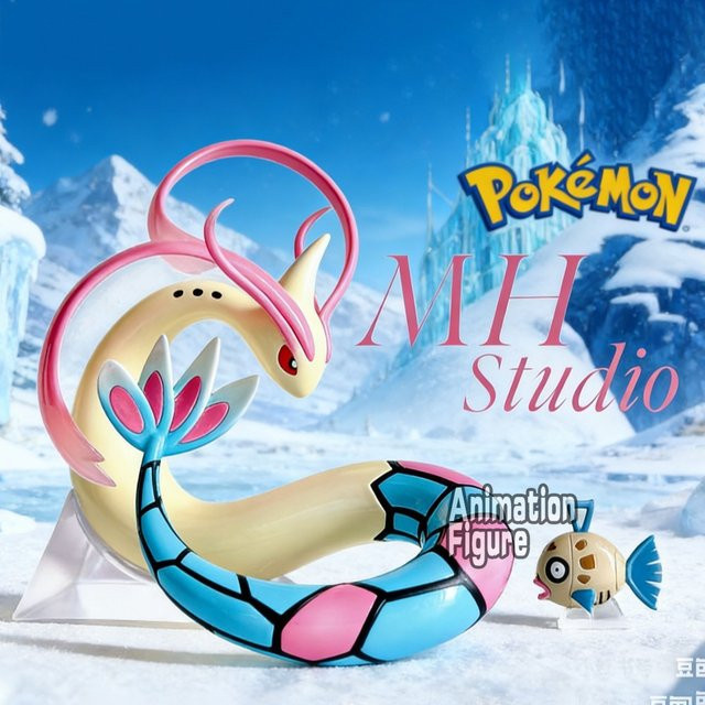 Bandai Pokémon Milotic, Actionfigur, 3-12cm - Bild 1