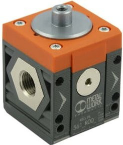 Riegler Druckregler pneumatisch vorgesteuert SYNTESI, BG 1, G 1/4, orange - Bild 1