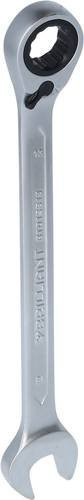 Brilliant Tools Ring-Ratschenschlüssel aus Chrom-Vanadium in Silber, Schlüsselweite: 13 mm - Bild 1