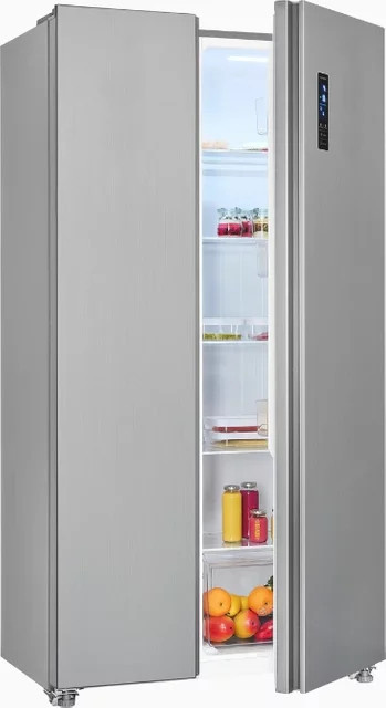 Exquisit Side by Side Kühlschrank SBS546-40E in Silver mit No Frost und Dynamic Cooling - Bild 1