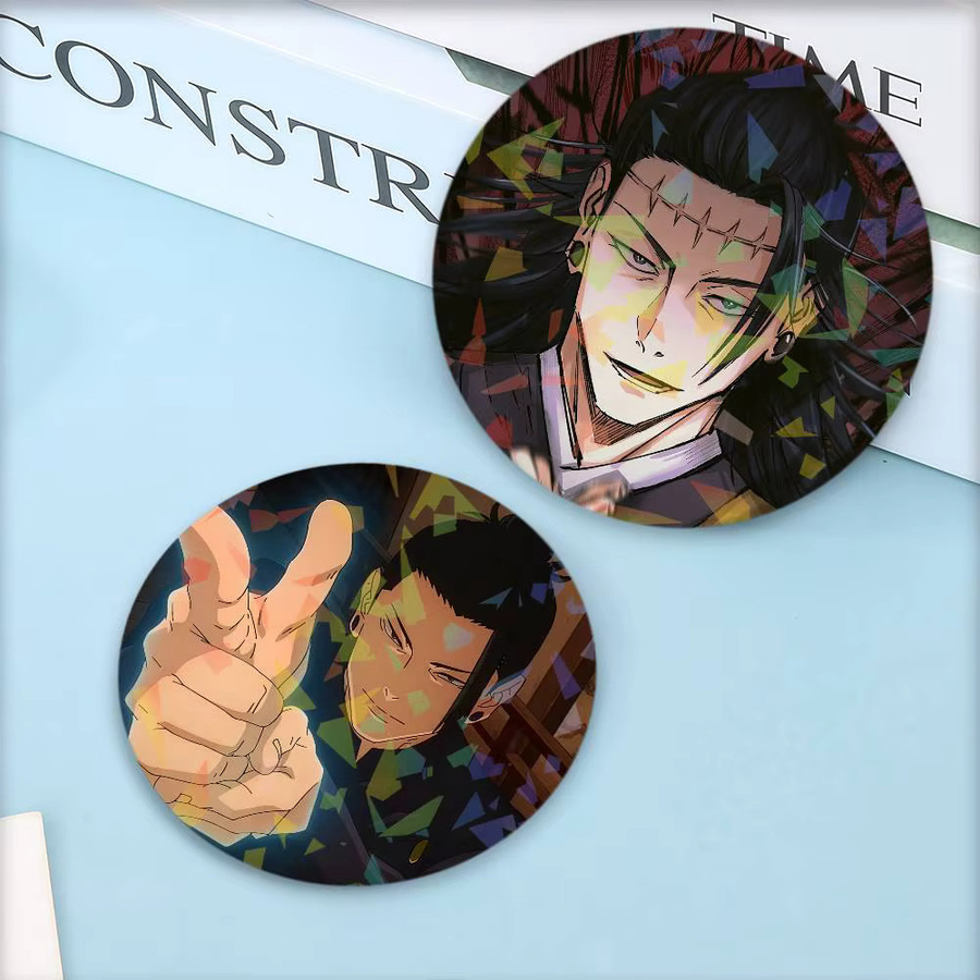 Bilibili Anime S-Suguru G-Geto Runde Laser-Anstecknadel Brosche - Bild 4