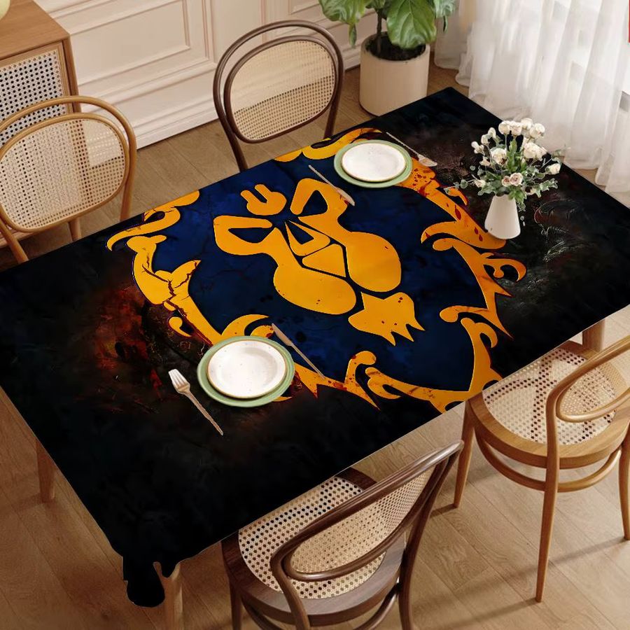World Of Games W-Warcraftes Waschbare Tischdecke für Hochzeit, Party und Dekoration - Bild 3