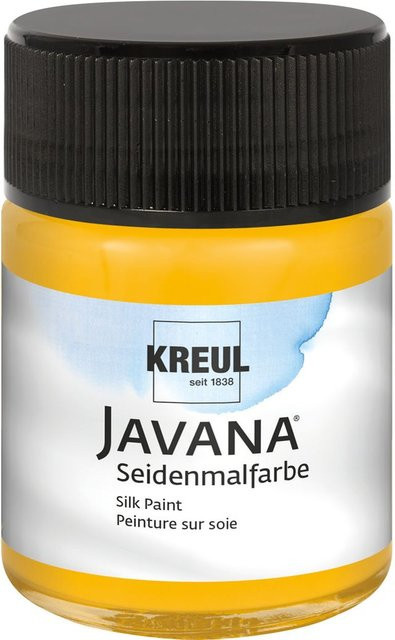KREUL Javana Seidenmalfarbe Sonnengelb 50 ml - Bild 1