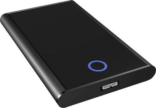 ICY BOX IB-273StU3 Festplattengehäuse für 2,5 Zoll Laufwerke mit USB 3.2 Gen 1 in Schwarz und Blau - Bild 1
