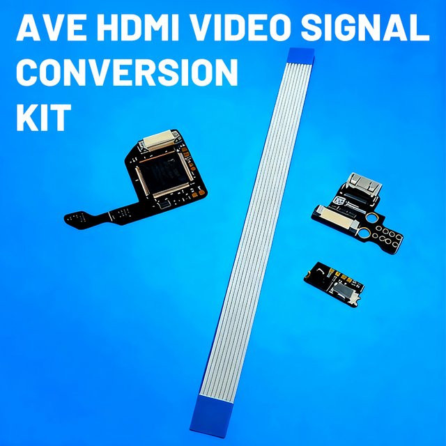 AVE HDMI-Videosignal-Konvertierungsset Retro-Konsole auf HDTV-Adapter für PS2, Xbox und Wii - Bild 1