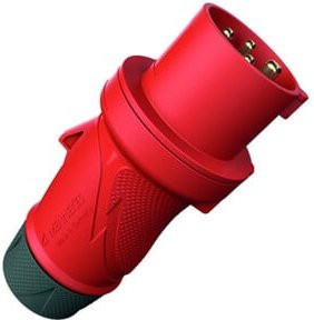 MENNEKES CEE Stecker PTX 16A 4p 6h 400V IP54 in Rot - Bild 1