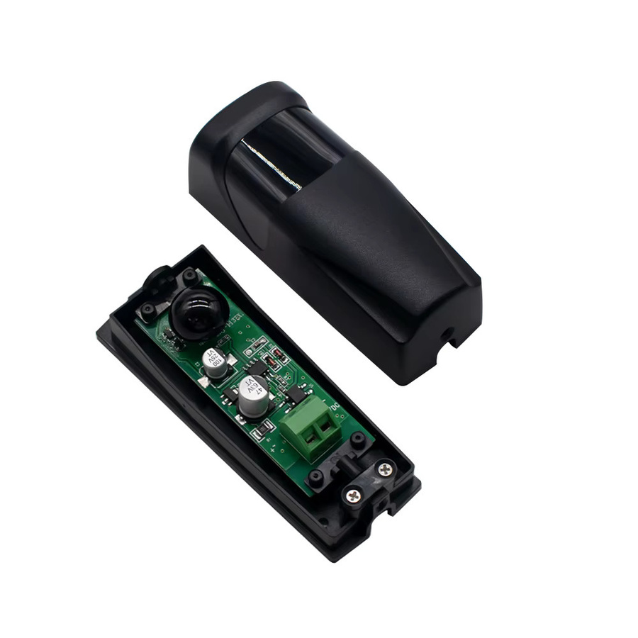 KUANGZIPENG Infrarot-Sensor-Detektor für automatische Tore, 12–24 V AC/DC, Schwarz - Bild 2