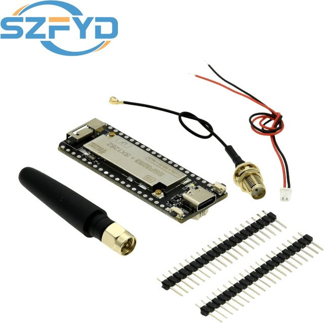SZFYDOSH ESP32 SX1262 LoRa WiFi BLE Modul Wireless Stick Lite mit Antenne für Arduino, LoRAWAN 433-470MHz und 868-915MHz - Bild 1
