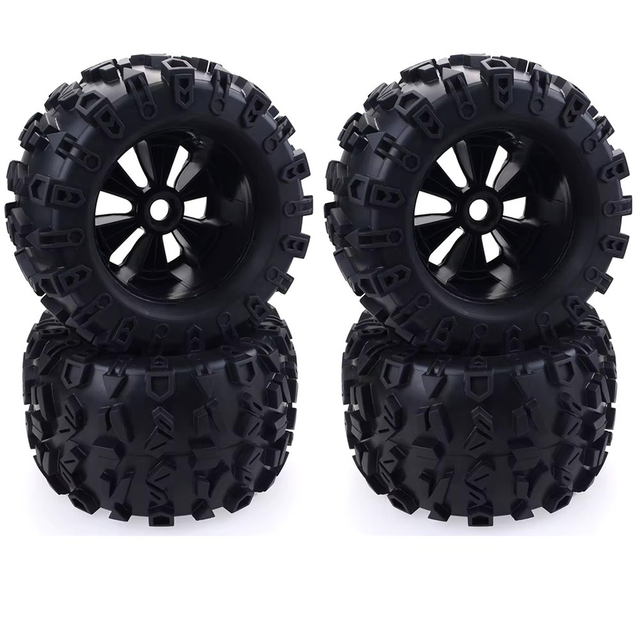 ZDRACING RC Truck Reifen und Räder Set, 1/8 Scale, 4er Set - Bild 3