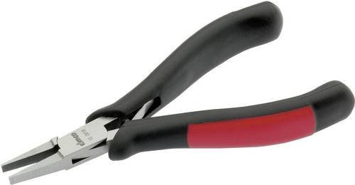 Cimco Flachzange Gerade für Elektronik und Feinmechanik aus Werkzeugstahl, Farbe: Schwarz, Länge: 130 mm - Bild 1