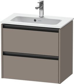 Duravit Waschtischunterschrank Ketho.2 Compact mit 2 Schubladen, wandhängend, B/T/H: 61 x 39 x 54,9 cm - Bild 1