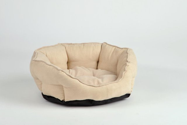 Hunde Liegesofa George M in Beige mit abnehmbarem Bezug - Bild 1