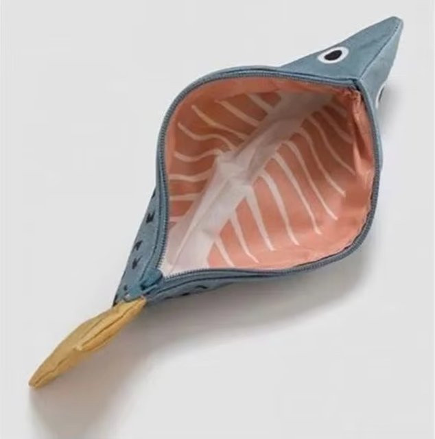 Kreative Epinephelus Federmäppchen Aufbewahrungstasche aus Textil in Blau - Bild 1