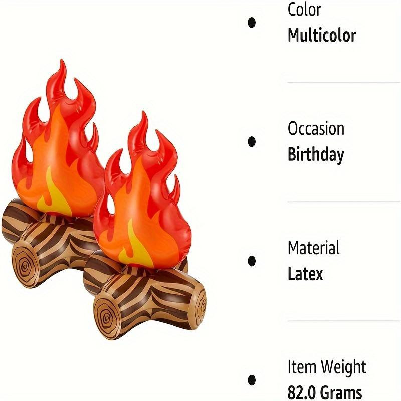 Aufblasbares künstliches Lagerfeuer von SZ-Damai als Camping-Requisit und Party-Dekoration in Mehrfarbig - Bild 6
