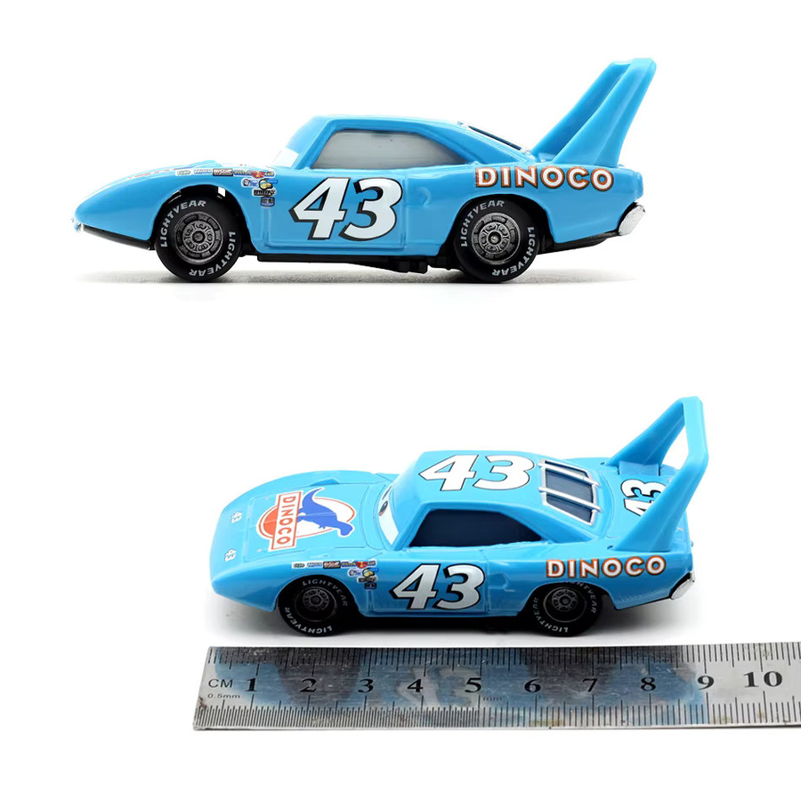 Disney Pixar Cars Lightning McQueen Frank, Mini-Rennwagen, 1:55, Druckguss-Fahrzeuge - Bild 3