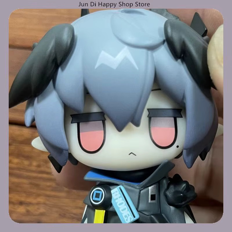 Bandai Arknights Chibi Super Deformed Anime Figur in sitzender Pose aus PVC, Multicolor - Bild 2