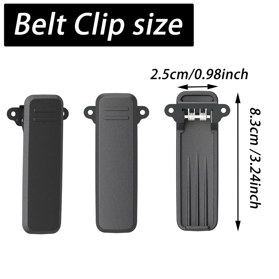 Baofeng UV-26 Original Gürtelclip in Schwarz für DM-1701 DR-1802 UV-17 UV-5RM UV-5RH Funkgeräte - Bild 3