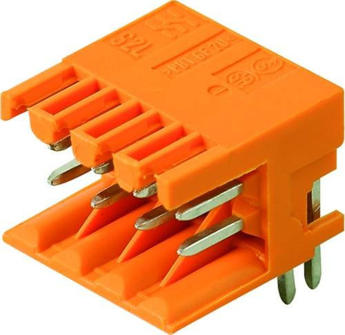 Weidmüller Stiftgehäuse-Platine B2L/S2L in Schwarz und Orange mit 10 Polzahl und 3,50 mm Rastermaß - Bild 1