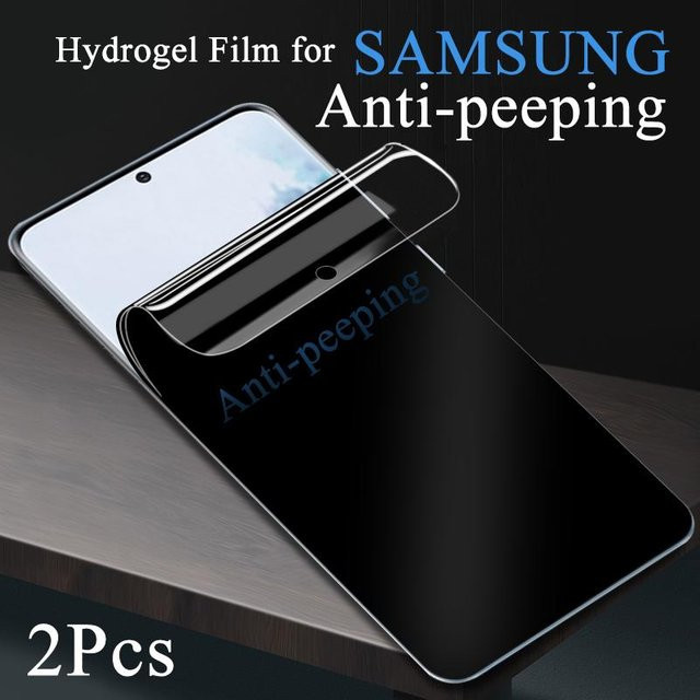 Samsung Privacy Screen Protector Hydrogel Anti-Peeping Schutzfolie für Galaxy S23 Ultra S22 Plus S21 FE S20 FE S21 Plus S20 Plus S10 S9 S10e - Bild 1
