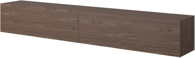 Selsey TV-Hängeboard Bisira in Nussbaum Dunkel mit Holzoptik, Breite: 200 cm - Bild 1