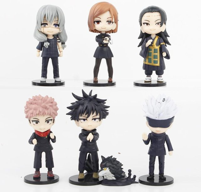 Fashnics Jujutsu Kaisen Figurenmodell 7-teiliges Set - Bild 1