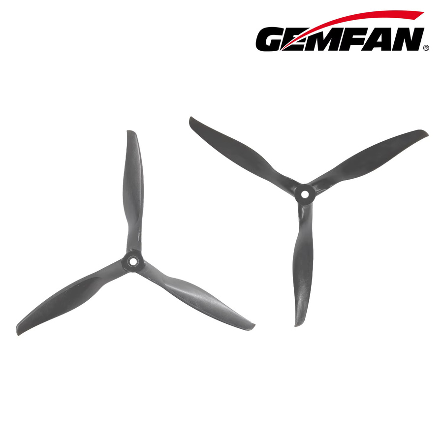 Gemfan Vortex 7X9X3 7-Zoll Glasfaser-Nylon Elektrischer Propeller, Schwarz, Kunststoff - Bild 2