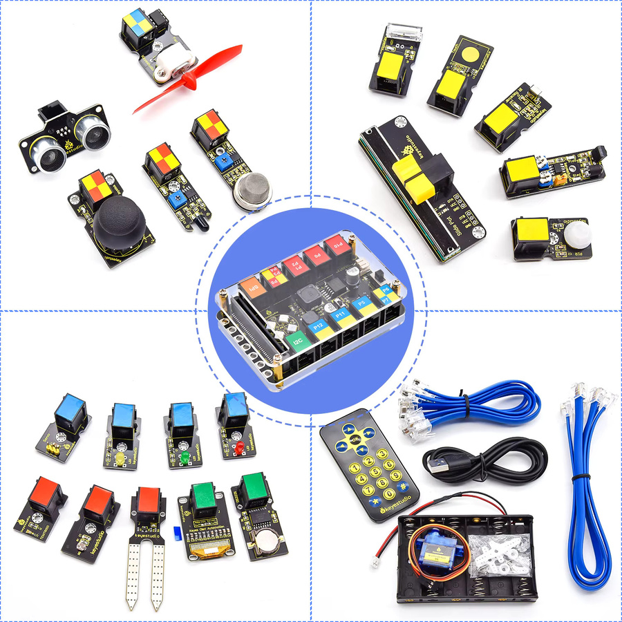Keyestudio EASY Plug Ultimate Starter Kit, DIY Electronic Sensor Kit - Bild 2