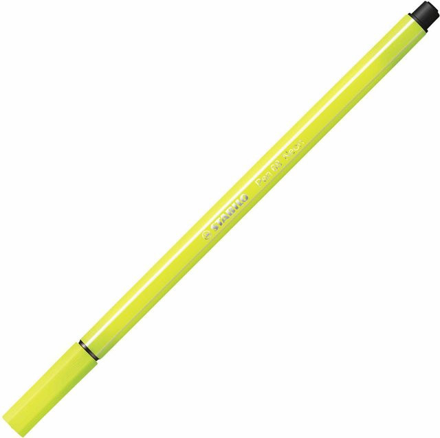 STABILO Pen 68 Textmarker Neongelb mit feiner Spitze - Bild 1