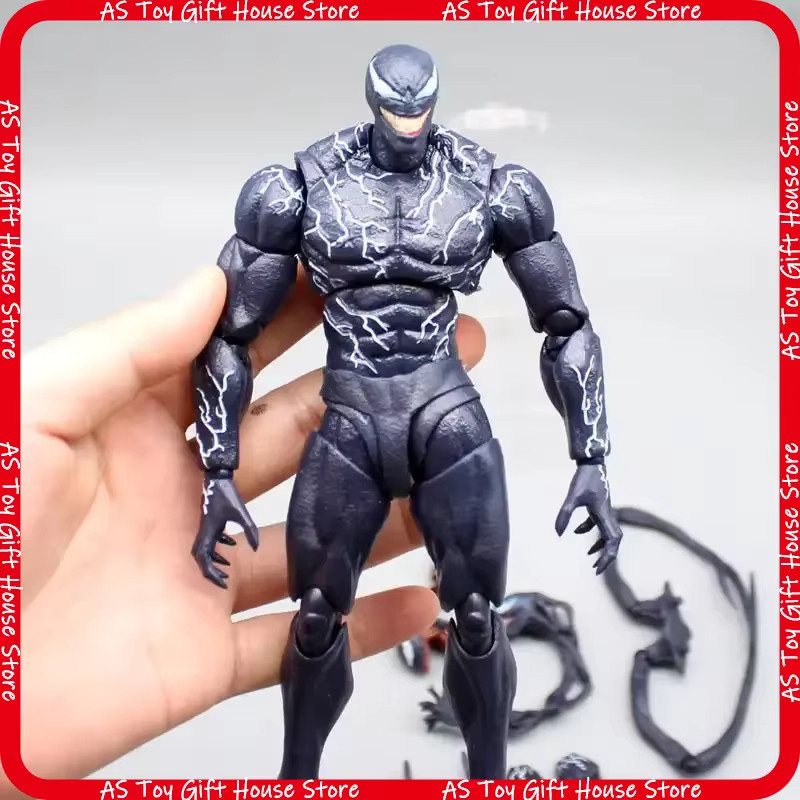 Hot Toys Marvel Venom 2 Shf Anime Actionfigur, Kunststoff, Schwarz - Bild 2