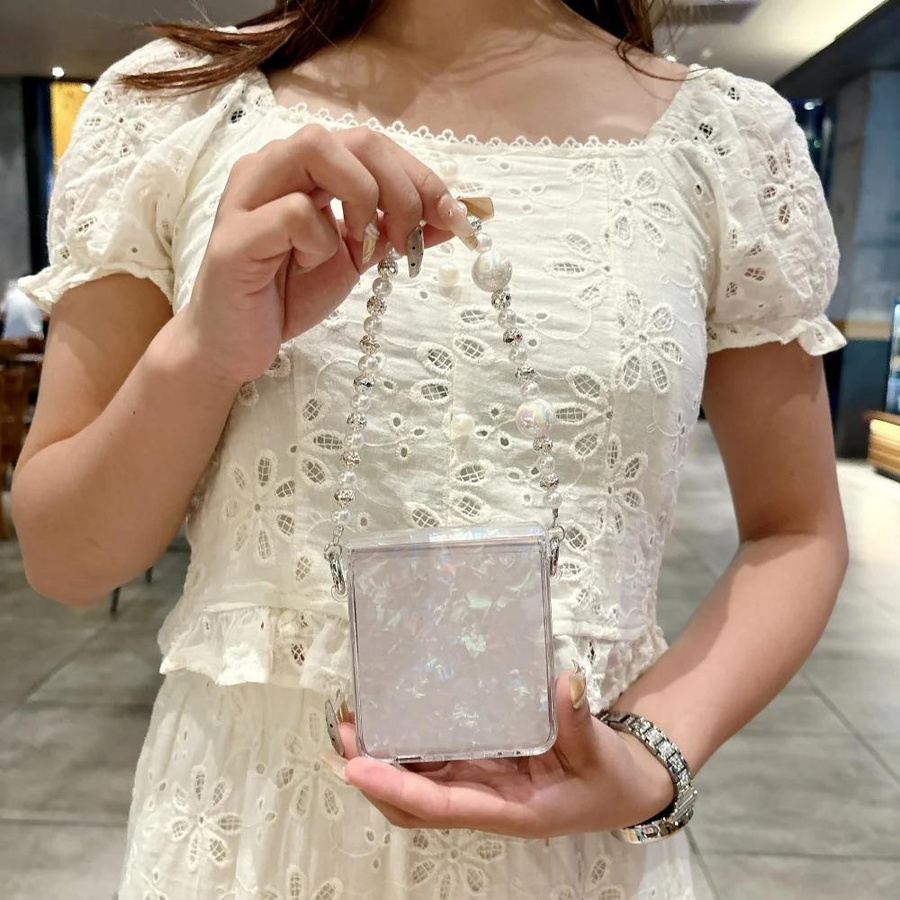 Aurora Armbandhülle mit Muschelmuster für Samsung Galaxy Z Flip 7 6 5 4 3 5G in Multicolour - Bild 3