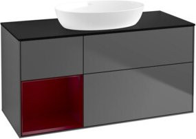 V&B Waschtischunterschrank Finion in Anthrazit lackiert, Breite: 120 cm, Tiefe: 50,1 cm, Höhe: 50,1 cm - Bild 1