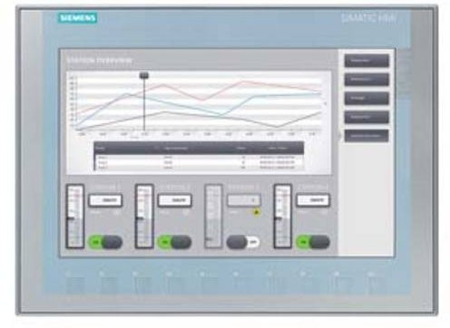 Siemens SPS-Display 6AG1123-2MB03-2AX0 in Grau mit Ethernet/LAN und USB - Bild 1