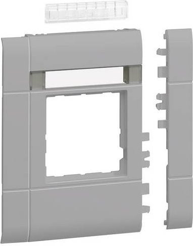 Hager GR1202BLAN Blende in Aluminium Silber/Grau - Bild 1