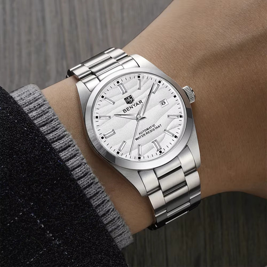 BENYAR Automatik Armbanduhr, Edelstahl, 40 mm, Herren - Bild 4