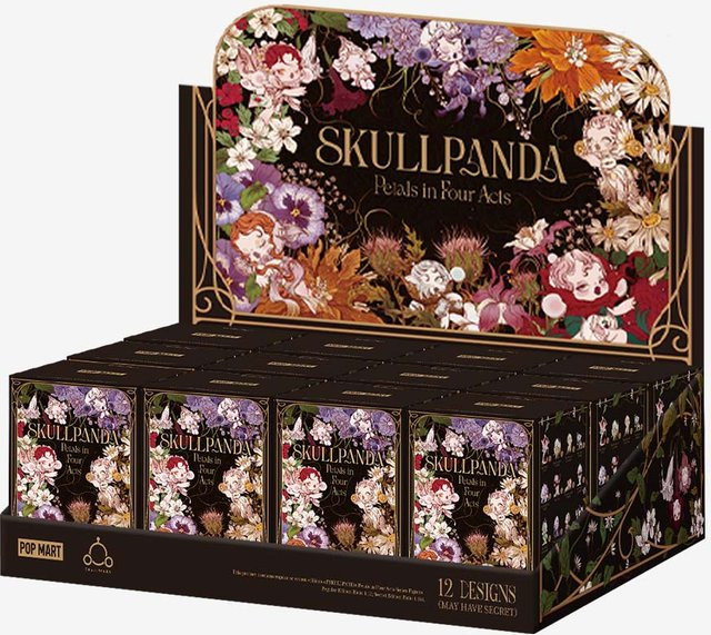 POP MART SKULLPANDA Petals in Four Acts Serie Figuren Blind Box, ab 15 Jahren - Bild 1