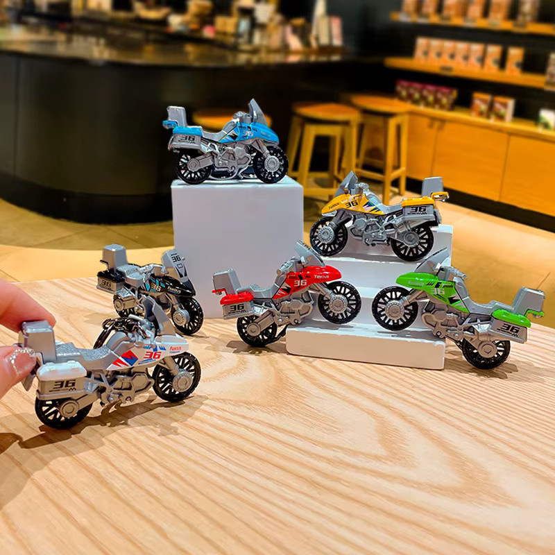 diffone Schlüsselanhänger 3D-Motorrad-Modell, Edelstahl, Silber, Herren - Bild 4
