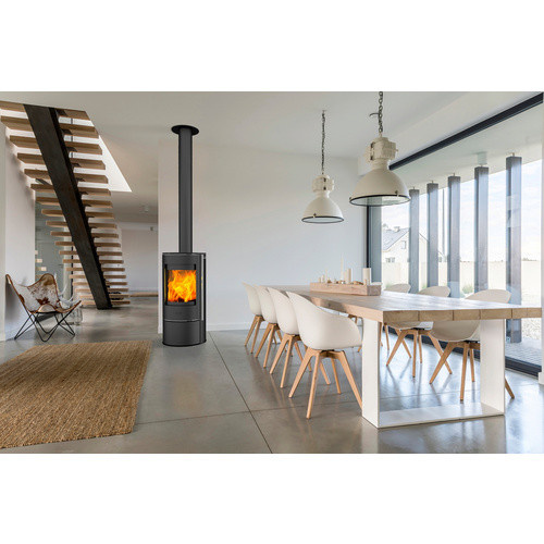 Fireplace Rondale Kaminofen aus Stahl in Schwarz mit 5 kW Leistung - Bild 3