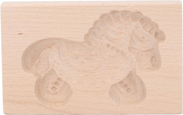 CosyHome Keksform Katze aus Holz in Beige - Bild 1