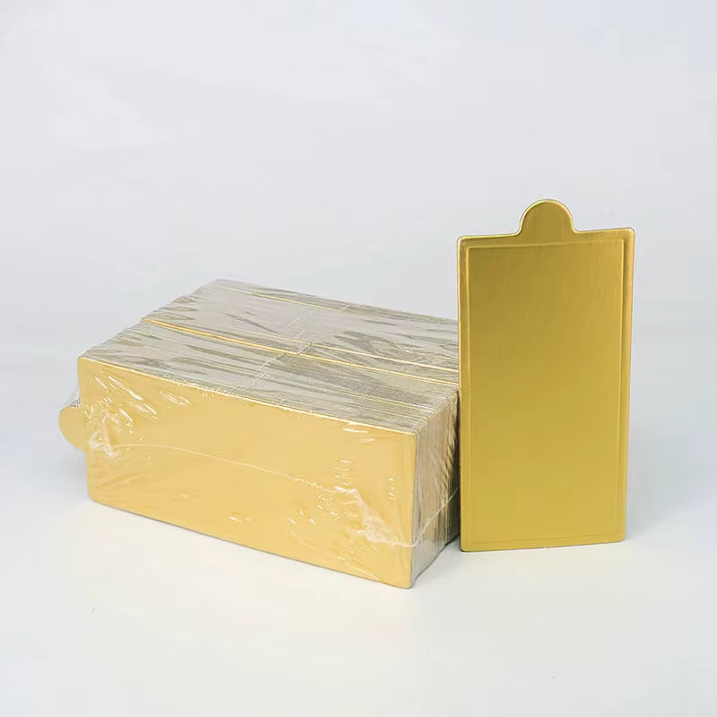 100 Stück goldene Mini Dessert-Platten aus Papier für Mousse und Cupcakes - Bild 1