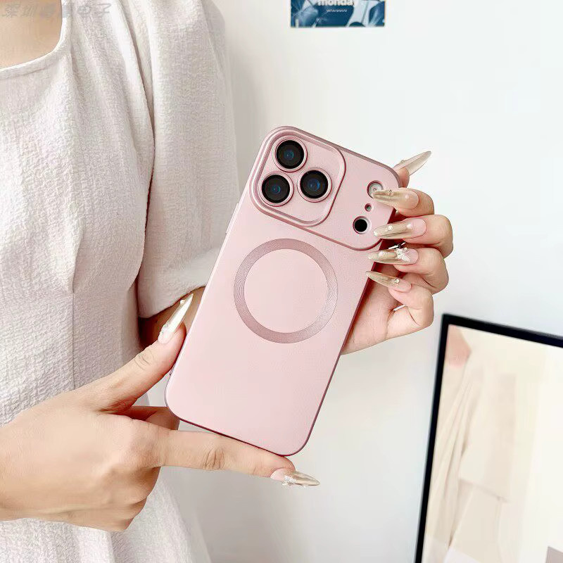 VOUVI Magnetische Kabellose Ladehülle für iPhone in Grün - Bild 3
