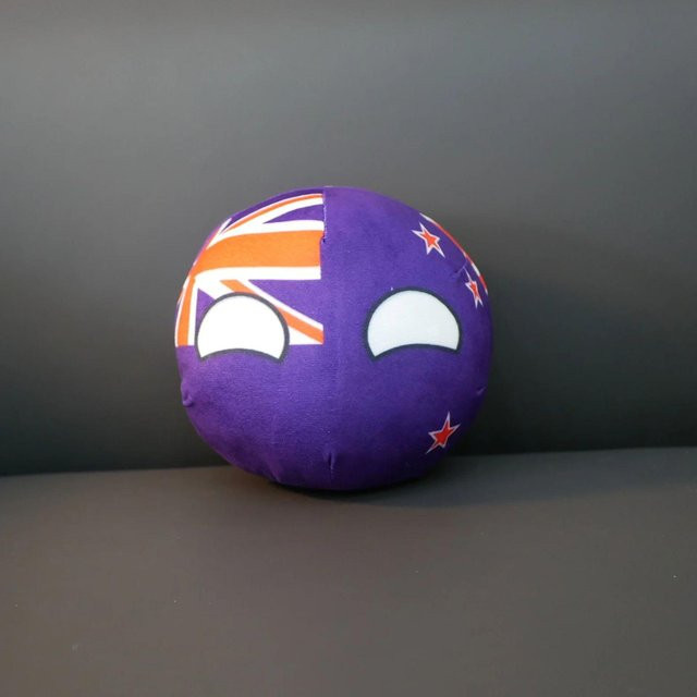 Yiran Health & Beauty Neuseeland Polandball Plüschtier, Stoffpuppe, ab 14 Jahren - Bild 1